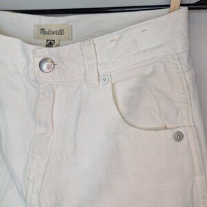 MADEWELL Woman’s WHITE “The Perfect Vintage Wide Leg Jeans" - SIZE 23 WAIST
